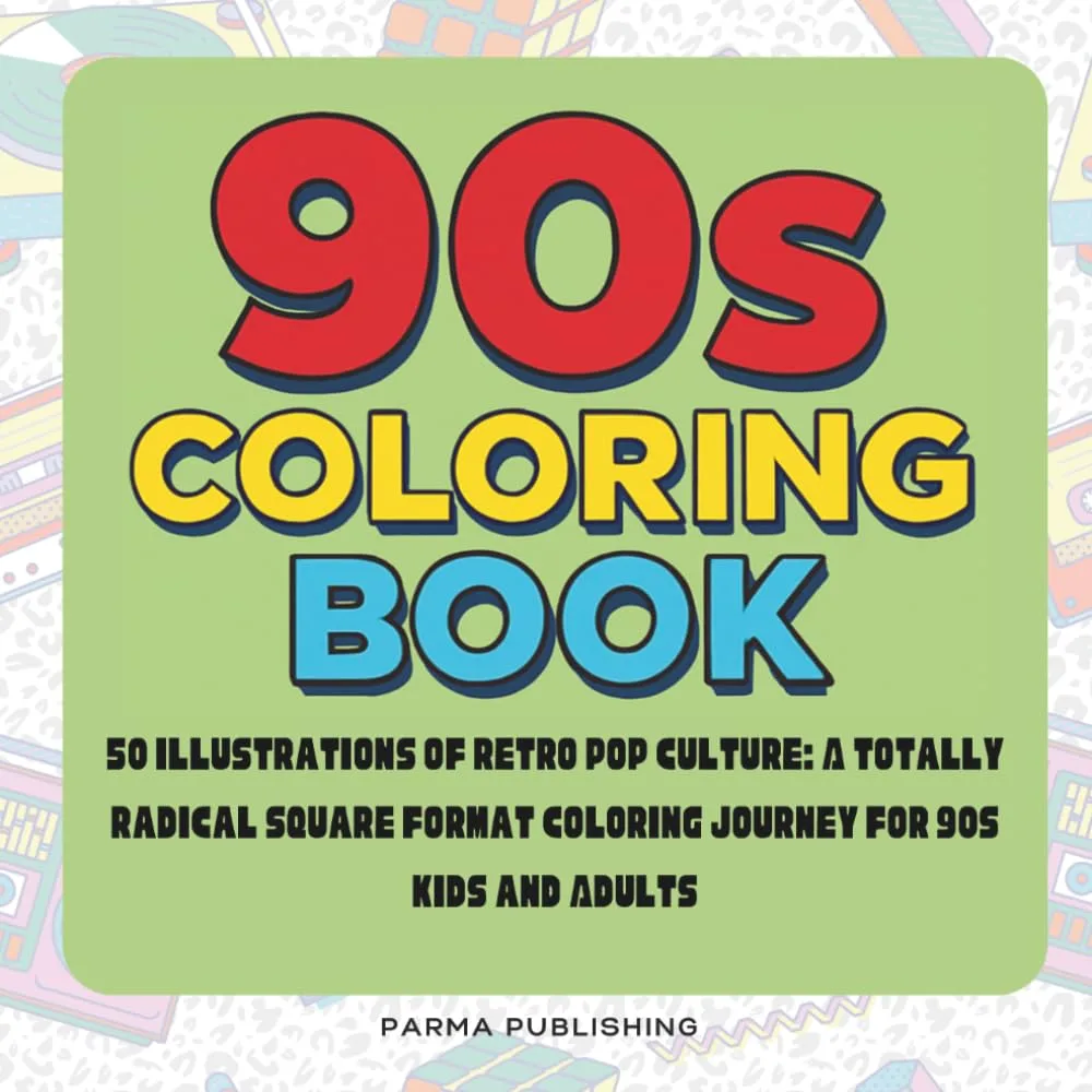 Cover of 90s Coloring Book