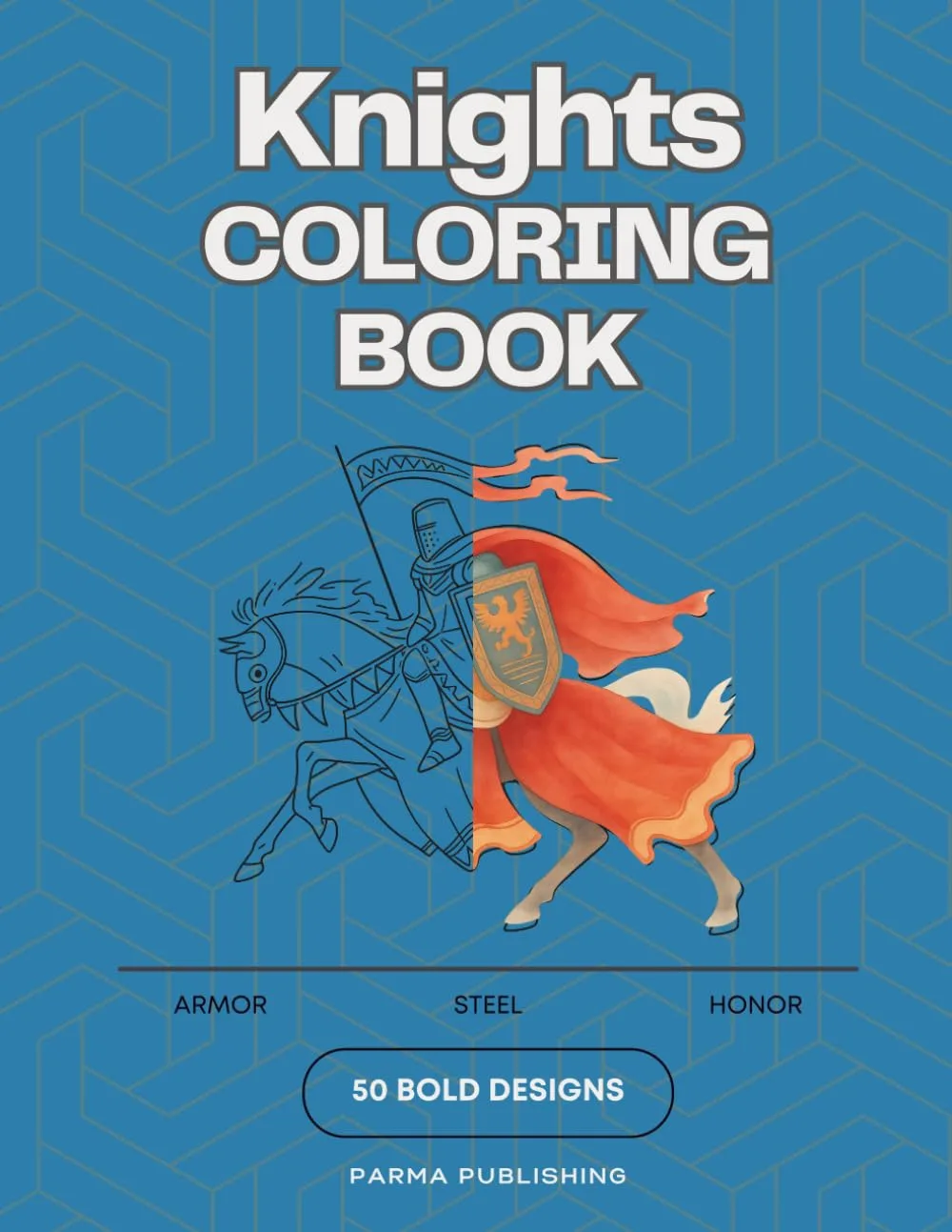 Cover of Knights Coloring Book
