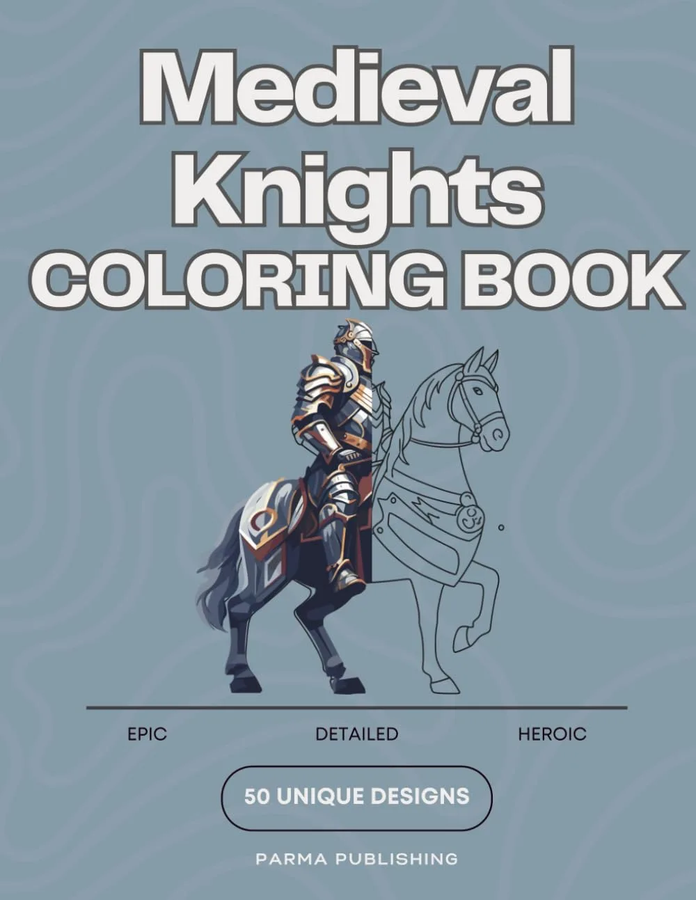 Cover of Medieval Knights Coloring Book
