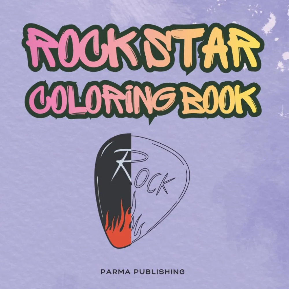 Cover of Rock Star Coloring Book