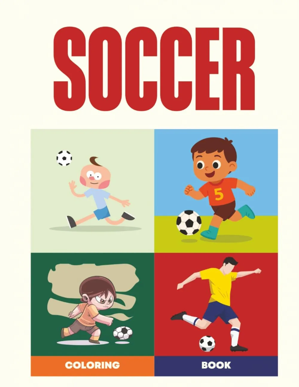 Cover of Soccer Coloring Book