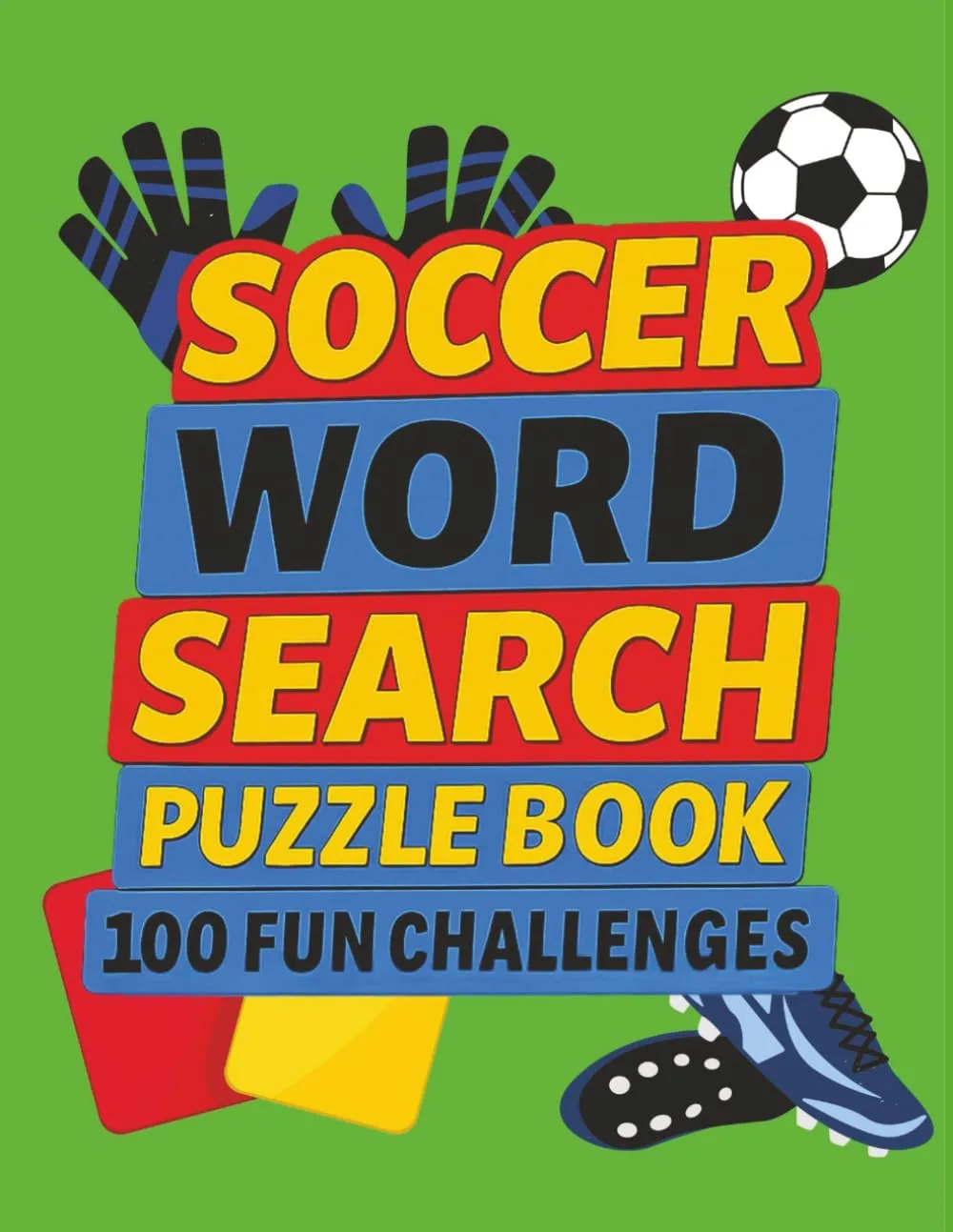 Cover of Soccer Word Search Puzzle Book