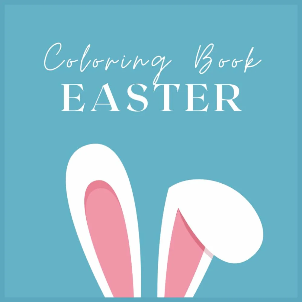 Cover of The Big Square Easter Coloring Book