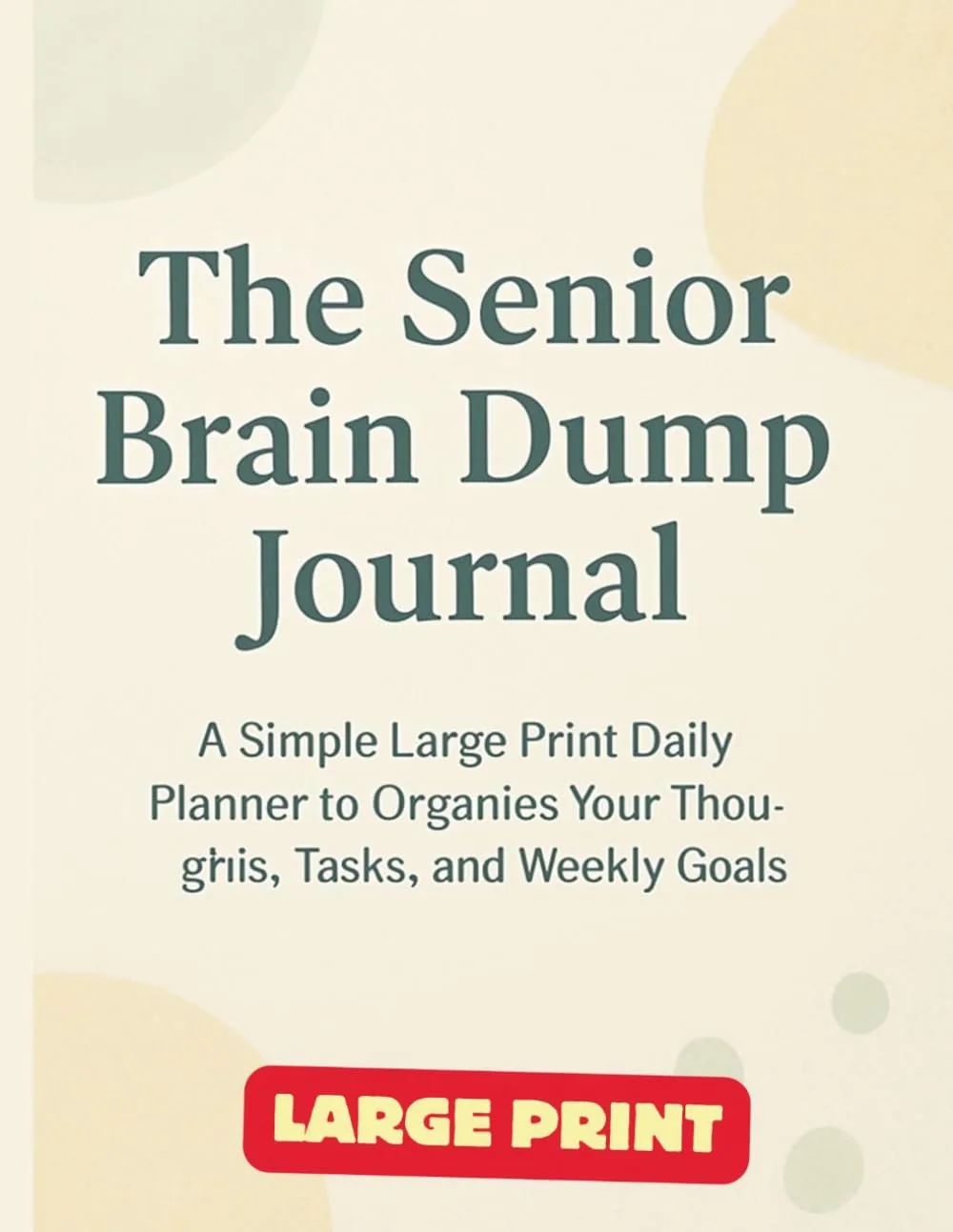 Cover of The Senior Brain Dump Journal