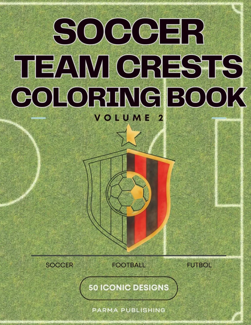 Cover of The Ultimate Soccer Logo Coloring Book Volume 2
